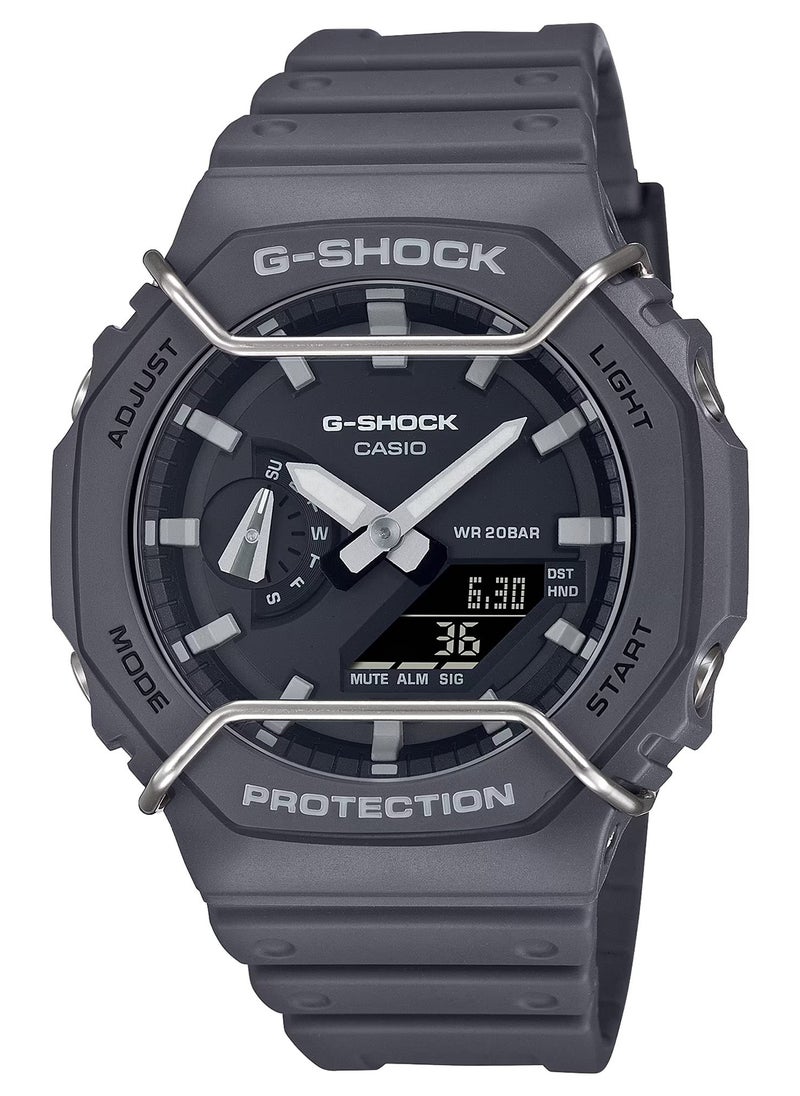 G-SHOCK ساعة يد رجالية - أنالوج+رقمية، راتنج GA-2100PTS-8ADR - 42 ملم  - Image 1