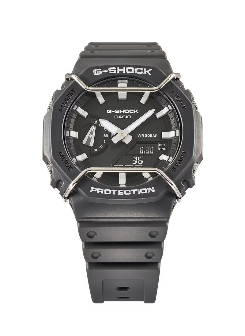 G-SHOCK ساعة يد رجالية - أنالوج+رقمية، راتنج GA-2100PTS-8ADR - 42 ملم  - Image 3