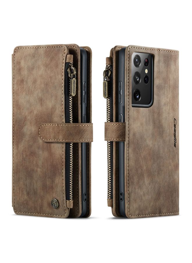CaseMe High Luxury Card For Magnetic Phone Case Leather Case-Color:Black-Applicable Model:SM-A12  - Image 3