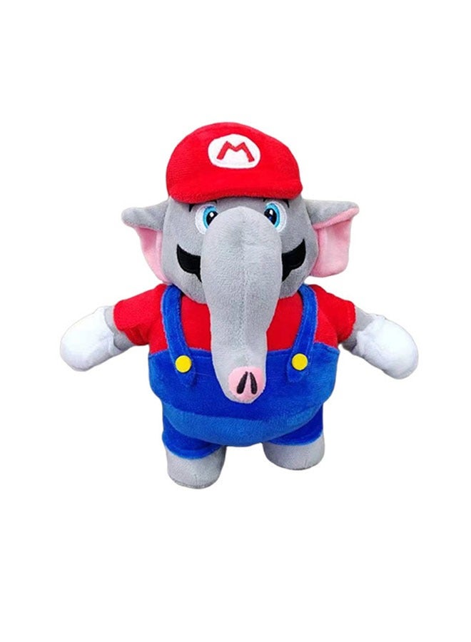 Super Mario Elephant Plush, Magic Elephant Plush, Game Cartoon Elephant Plush Doll Toys for Game Lovers and Party Decoration