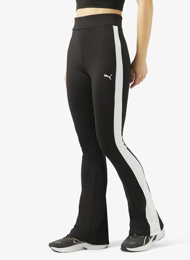 T7 Flared Popper Tights