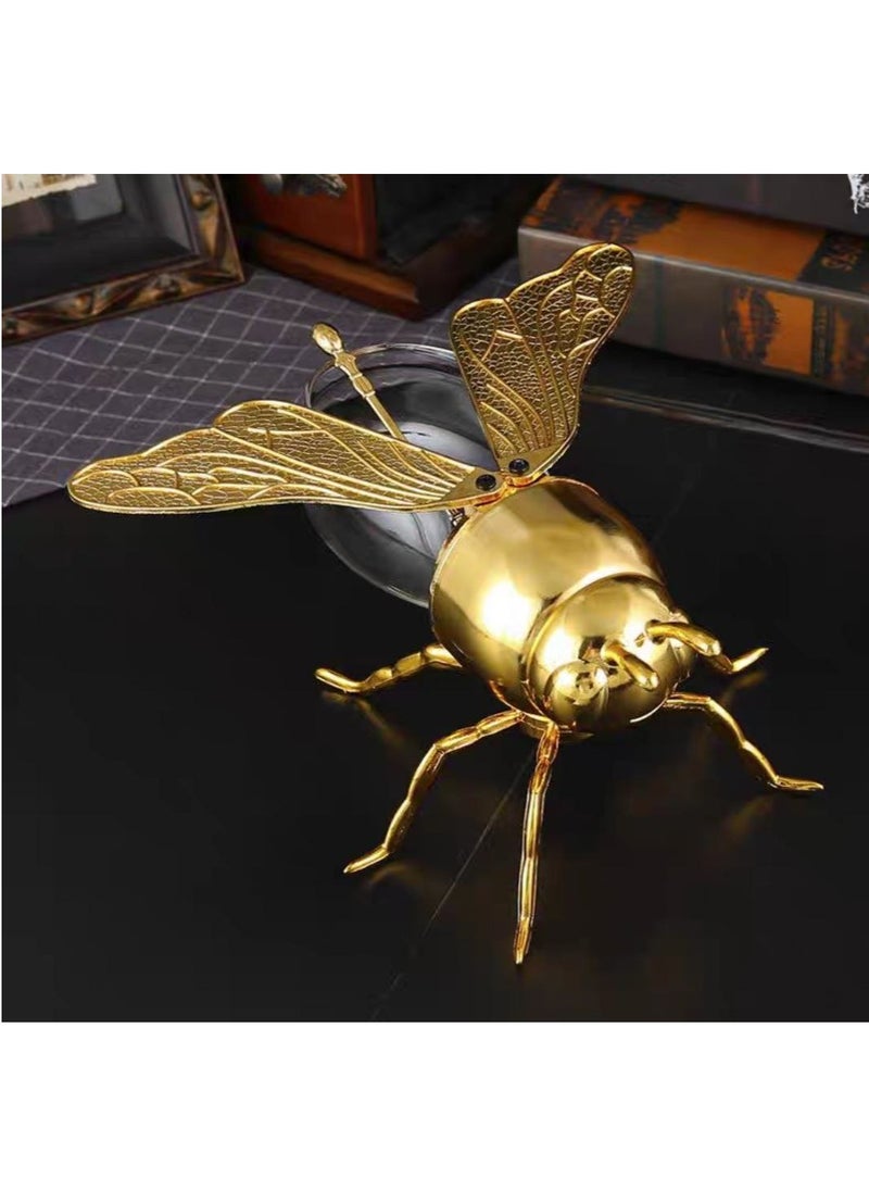 Generic Bee-shaped honeycomb Turkish model Material: metal * glass For lovers of excellence  - Image 1