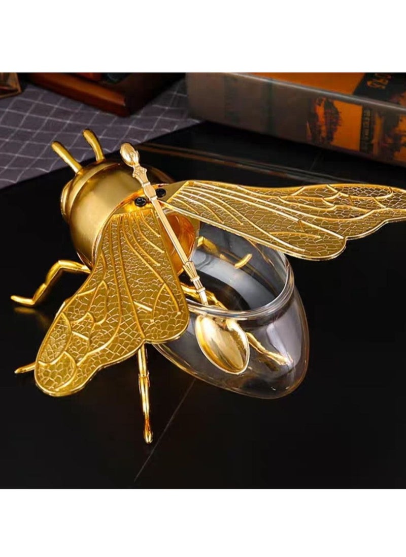 Generic Bee-shaped honeycomb Turkish model Material: metal * glass For lovers of excellence  - Image 2