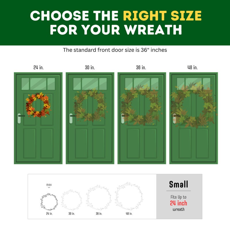 ProPik Christmas Wreath Storage Bag - 4 Pack Clear Christmas Wreaths Container- Garland Holiday Artificial Wreath Storage Holder â€“Water Proof Transparent PVC (White, 24 Inch) - Image 4
