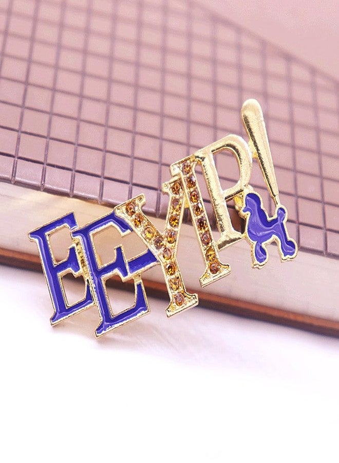 HUSURU Sorority Jewelry Black Lady Soror Letter EEYIP Pin Social Sigma SGR Brooch For Women Gifts - Image 5