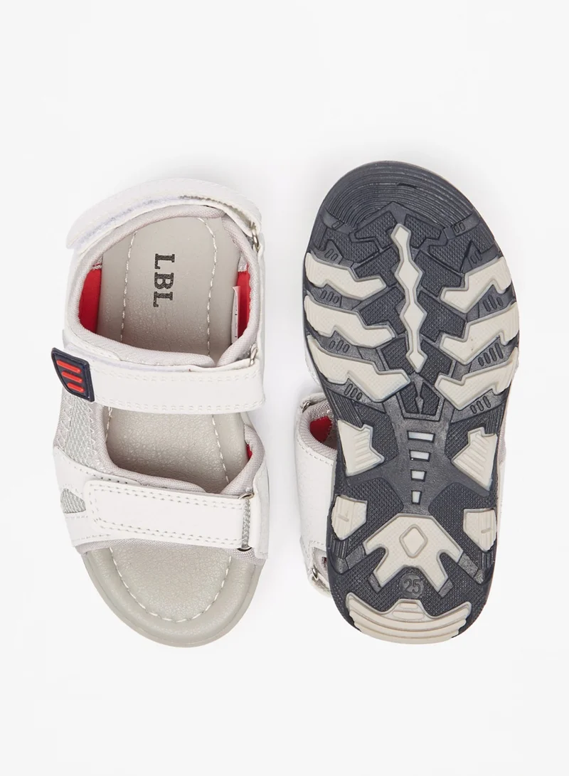 LBL by Shoexpress Girls Textured Floaters With Hook And Loop Closure By Shoexpress