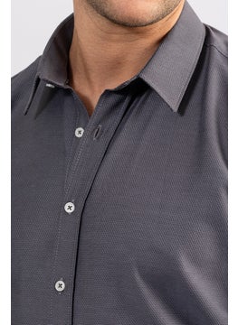 Tudors Modern Slim Fit Narrow Cut Dobby Men's Shirt  - Image 3