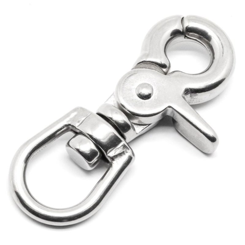 3Pcs 316 Stainless Steel Heavy Duty Rotating Spring Buckle For Marine Boat Diving - Image 3