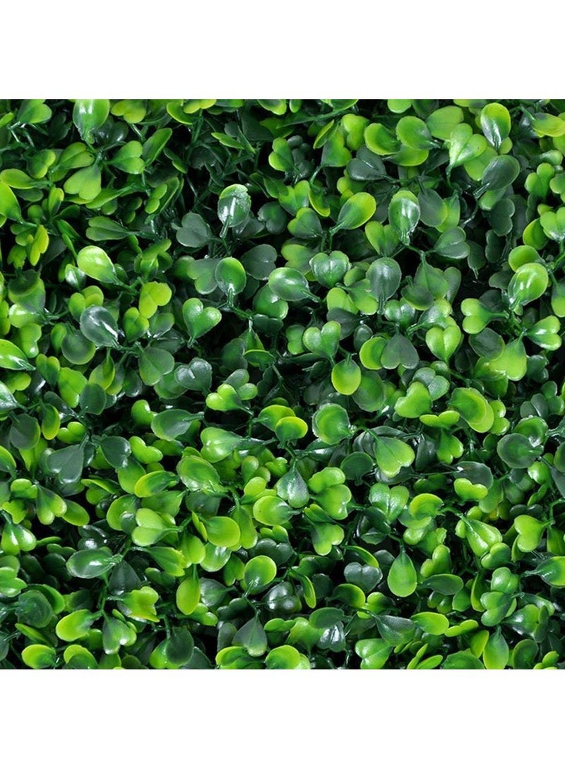 LINGWEI LINGWEI  Artificial Green Wall fence 40x60cm Artificial Green Wall Grass, Artificial Grass Decorative Wall, Outdoor Greening 12pcs  - Image 5