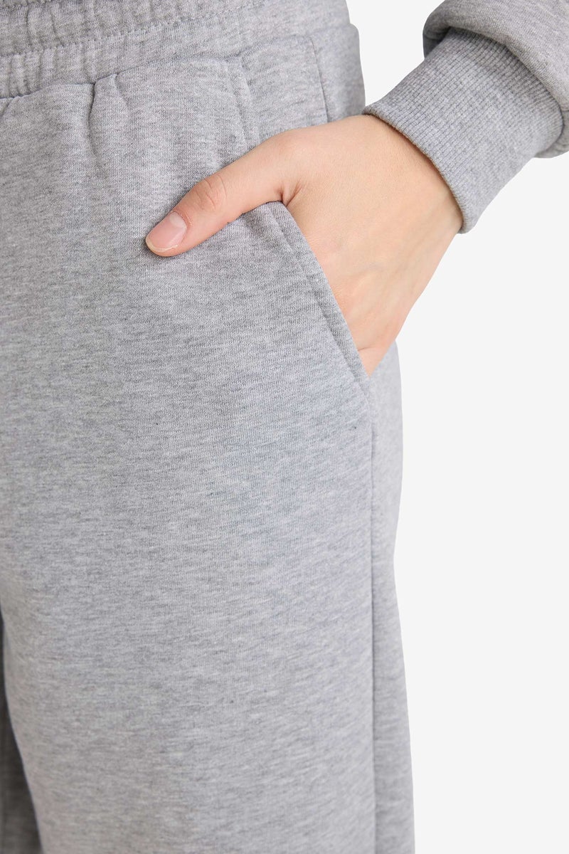 DeFacto Grey Woman Jogger Fit Trousers Casual - Image 4