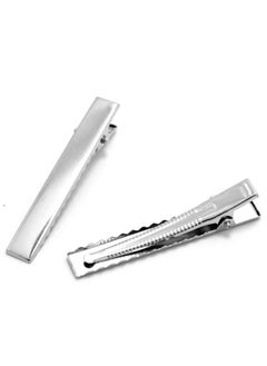 Oasisgalore 20 Pcs Silver Flat Top Hair Clips for Women's Styling, Salon-Quality (8cm).  - Image 2