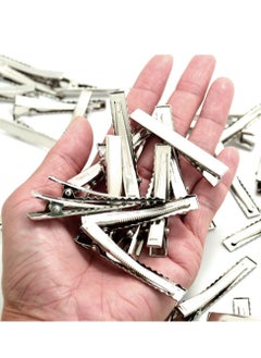 Oasisgalore 20 Pcs Silver Flat Top Hair Clips for Women's Styling, Salon-Quality (8cm).  - Image 4