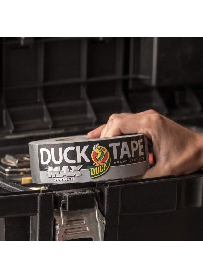 Duck Brand Max Strength Duct Tape, Silver, 1-Roll Pack, 1.88 Inch x 45 Yards, 240201 - Image 3