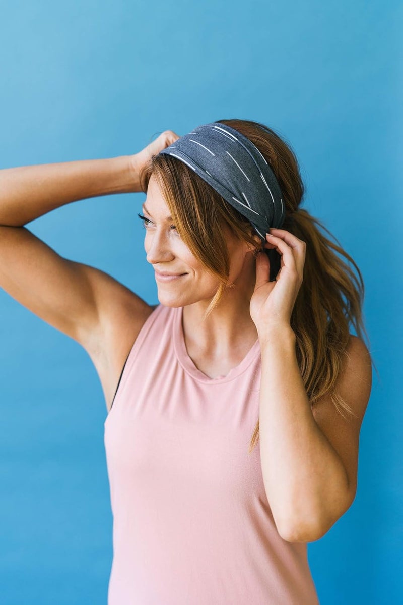 Maven Thread 4" Wide Workout Headbands for Women (2 Pack) – Non-Slip Sweatbands for Gym, Running & Yoga - Image 5