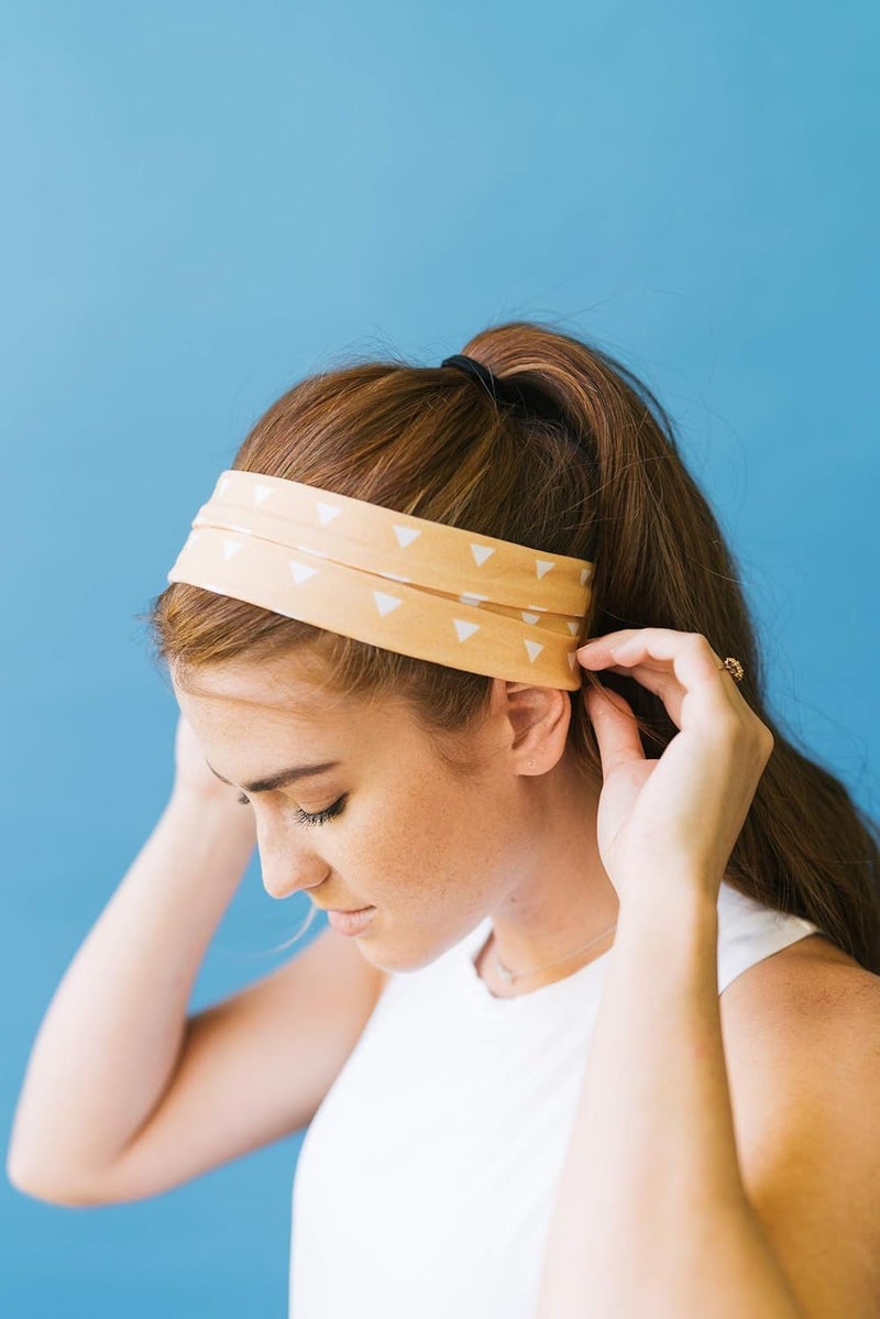 Maven Thread 4" Wide Workout Headbands for Women (2 Pack) – Non-Slip Sweatbands for Gym, Running & Yoga - Image 2