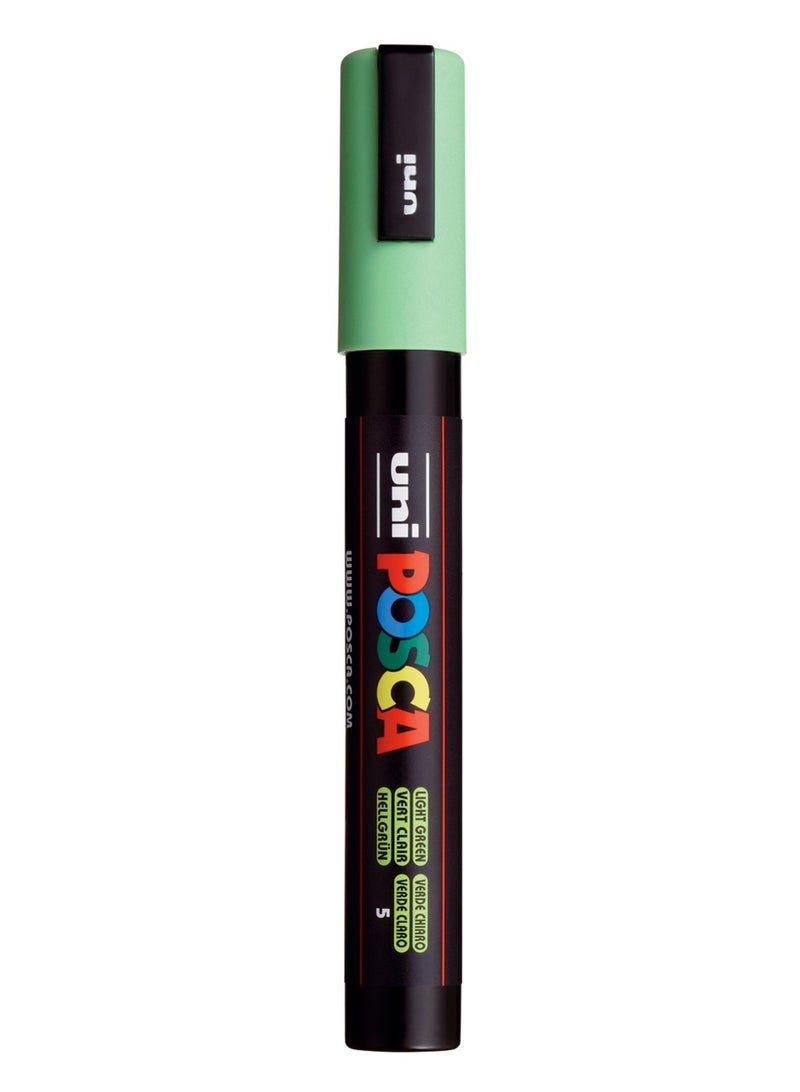 POSCA Paint Marker Medium Bullet Tip Light Green Ink - Image 1