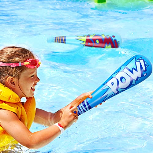 Supervitae 12 Pcs Pow Inflatable Baseball Bats Inflatable Bat Birthday Party Favors Baseball Party Decorations Prizes for Sports Theme Carnival Supplies (Novelty Style) - Image 4