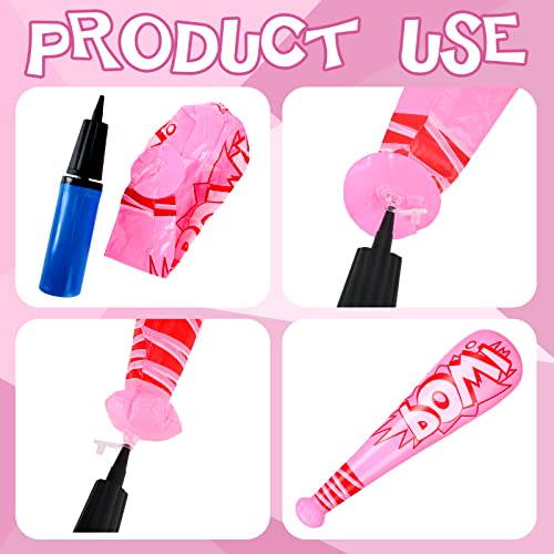 Supervitae 12 Pcs Pow Inflatable Baseball Bats Inflatable Bat Birthday Party Favors Baseball Party Decorations Prizes for Sports Theme Carnival Supplies (Novelty Style) - Image 5