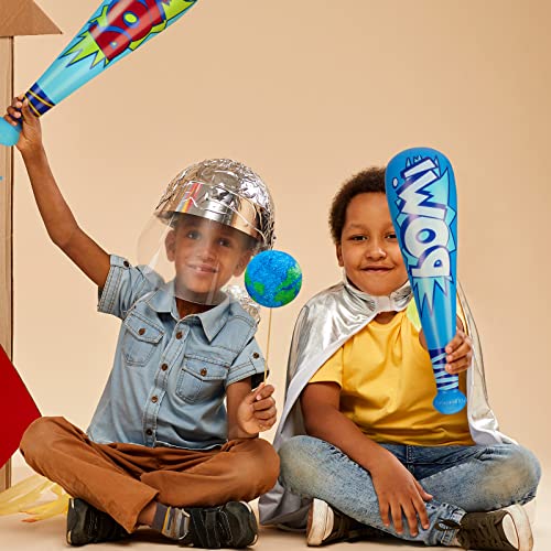 Supervitae 12 Pcs Pow Inflatable Baseball Bats Inflatable Bat Birthday Party Favors Baseball Party Decorations Prizes for Sports Theme Carnival Supplies (Novelty Style) - Image 2