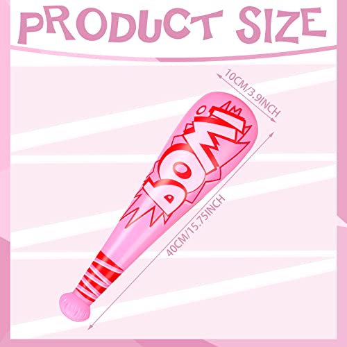 Supervitae 12 Pcs Pow Inflatable Baseball Bats Inflatable Bat Birthday Party Favors Baseball Party Decorations Prizes for Sports Theme Carnival Supplies (Novelty Style) - Image 3