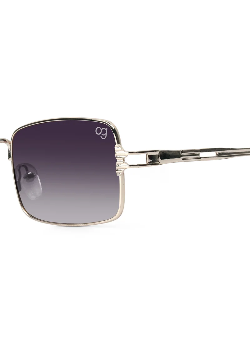 Woggles UV- Protected  Golden Rectangle Sunglasses