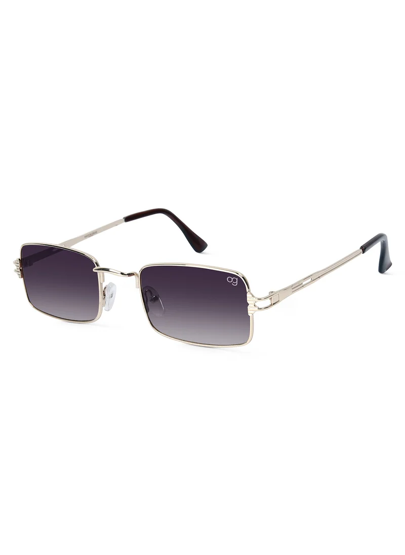 Woggles UV- Protected  Golden Rectangle Sunglasses