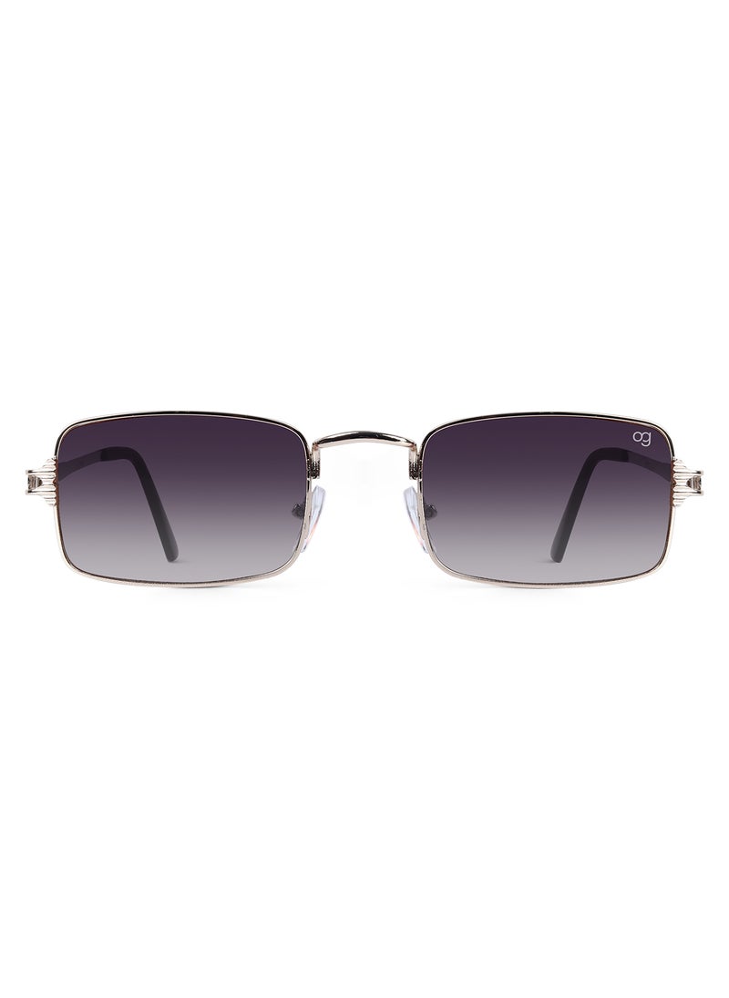 Woggles UV- Protected  Golden Rectangle Sunglasses  - Image 3