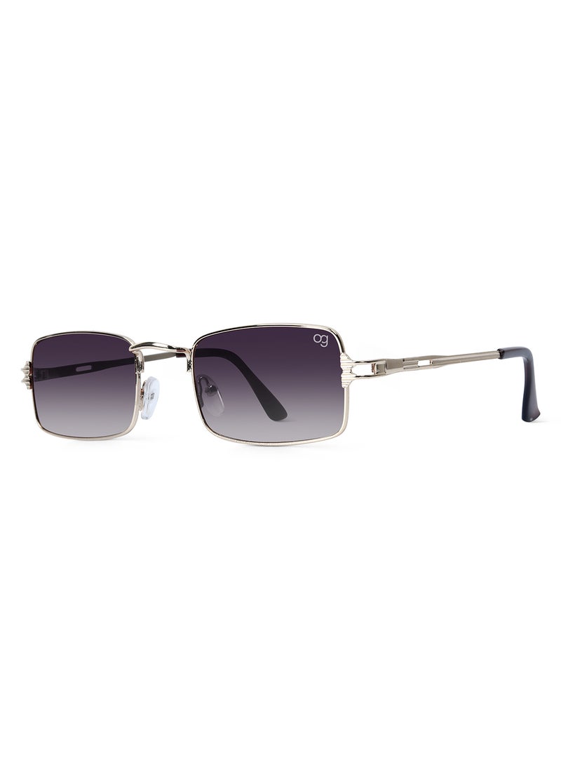 Woggles UV- Protected  Golden Rectangle Sunglasses  - Image 4