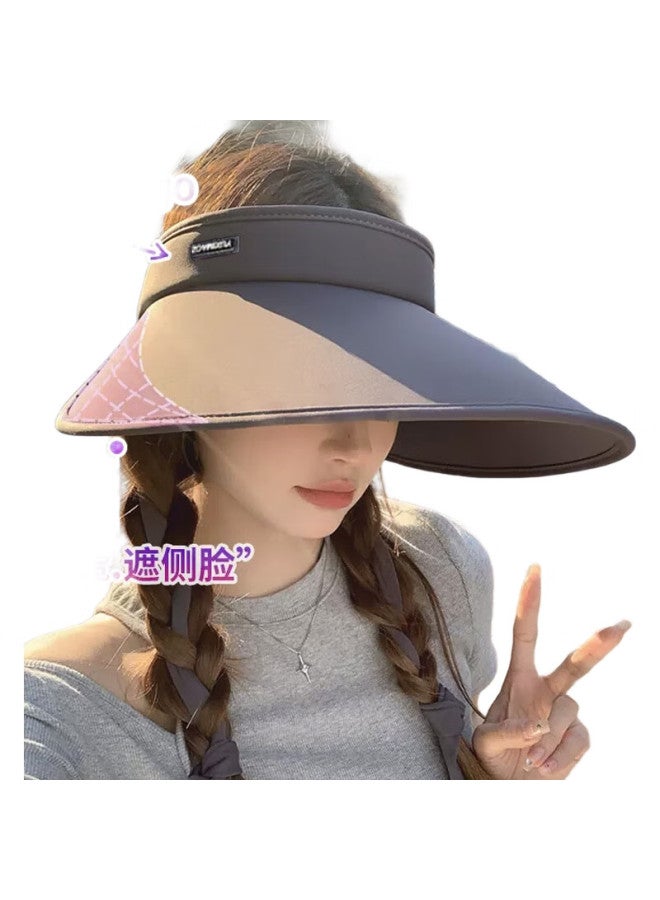 YUZHAOLIN Women'S Sun Protection Hat Summer Uv Protection Wide Brim Sun Hat Ice Silk Sun Hat For Women - Image 2