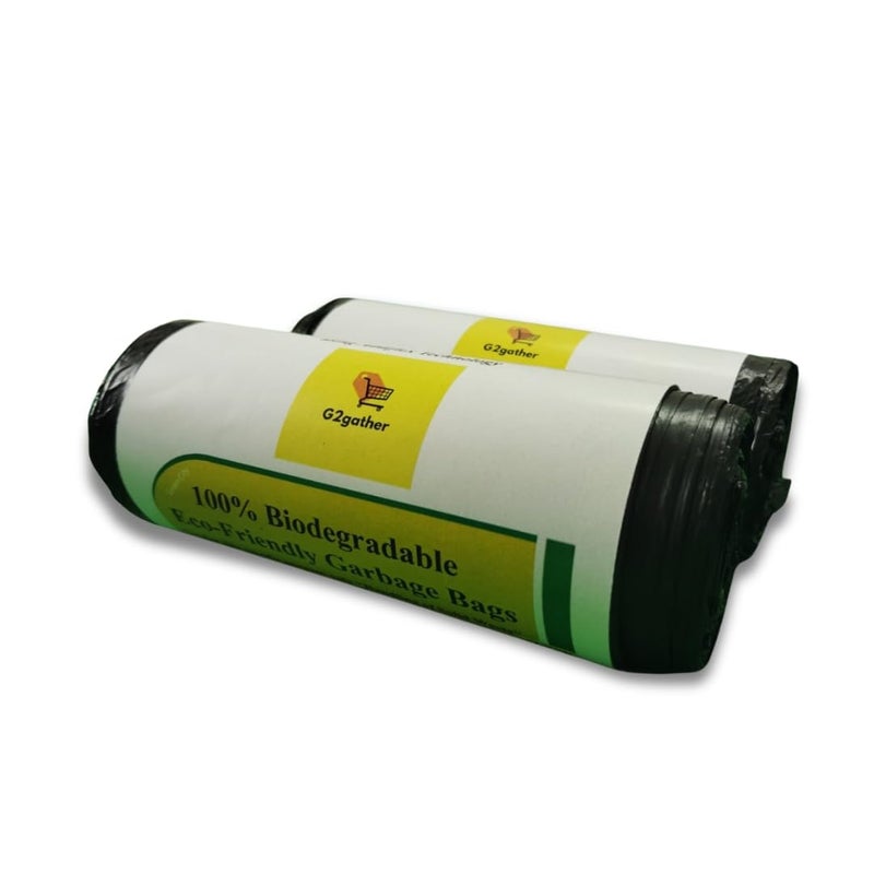 G2gather Garbage Bags Medium 180 Count19 x 21 inches Black For Dry Wet waste30 bagsroll Pack of 6 - Image 4