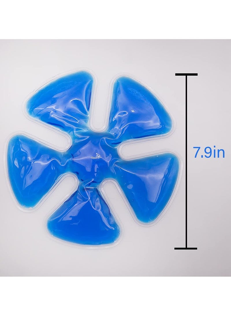 Generic Ice Pack for Hard Hat, Helmet Ice Packs Headache Cool Down Cold Pack Soothing Fever Migraine Gel Cooling Pack for Catcher Helmets, Riding Helmet, Keep Cool (Blue (2 Pack)) - Image 2