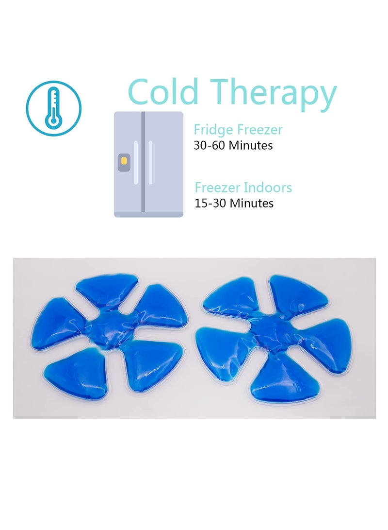 Generic Ice Pack for Hard Hat, Helmet Ice Packs Headache Cool Down Cold Pack Soothing Fever Migraine Gel Cooling Pack for Catcher Helmets, Riding Helmet, Keep Cool (Blue (2 Pack)) - Image 3