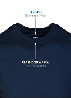 Gildan Gildan Men's Crew T-Shirts, Multipack, Style G1100, Navy/Charcoal/Cardinal Red (5-Pack), X-Large  - Image 1