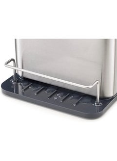 General Kitchen Drain Rack, Shelf, Countertop, Dishwasher, Hand Sanitizer, Sponge, Sink, Cutlery, Chopsticks, Spoons, Kitchenware Storage Rack,Surface Stainless-steel Sink Area Organiser - Grey  - Image 3