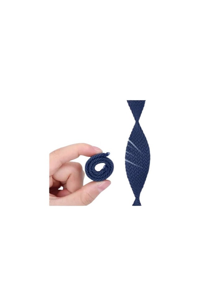 Apple Watch Braided Solo Loop Band 42mm 44mm 46mm, Stretchable Woven Strap, Comfortable Lightweight Design, Secure Fit for Daily Wear - Image 3