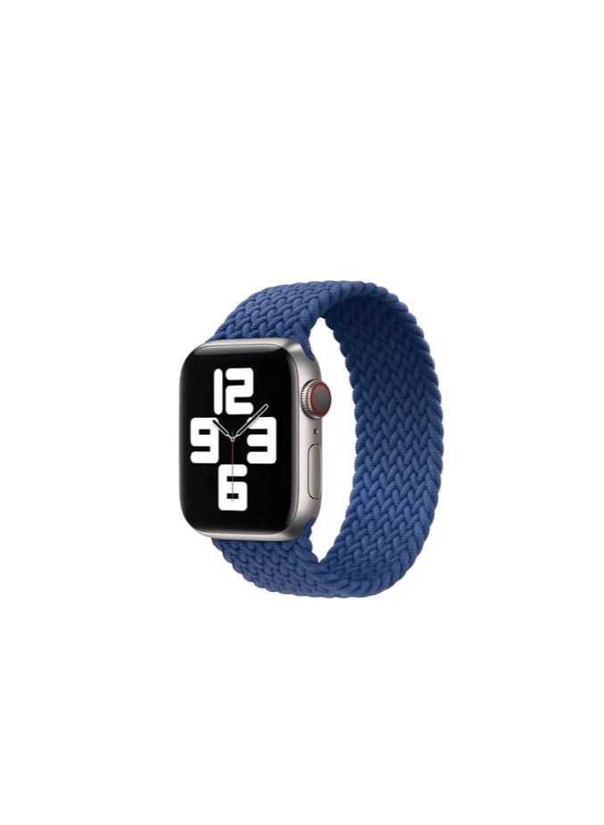 Apple Watch Braided Solo Loop Band 42mm 44mm 46mm, Stretchable Woven Strap, Comfortable Lightweight Design, Secure Fit for Daily Wear - Image 1