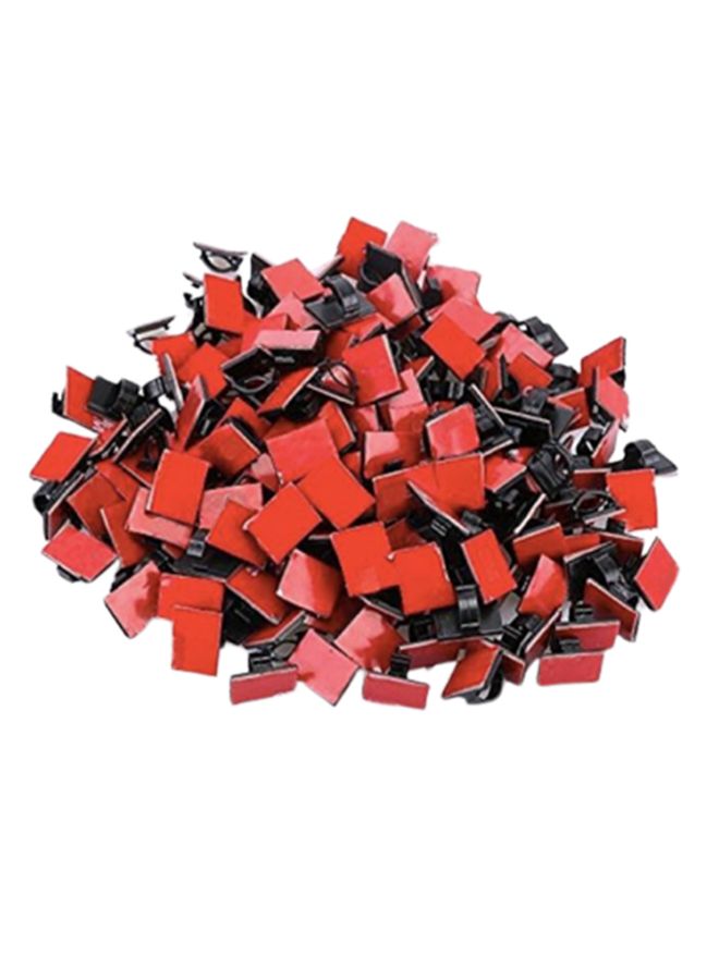 Loquat 100-Piece Car Wire Clamp Cable Tie Holder Set - Image 1