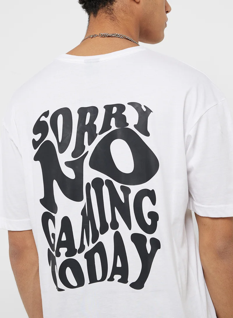 Seventy Five Oversized Graphic T-Shirt