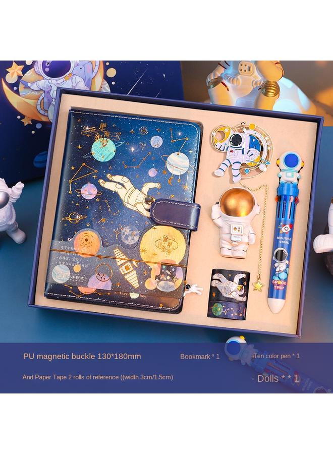 Bluejw 2023 Opening Season Learning Prizes Astronaut Stationery Suit Gift Box Boy's Birthday Gift Hand Account Big Gift Bag - Image 1