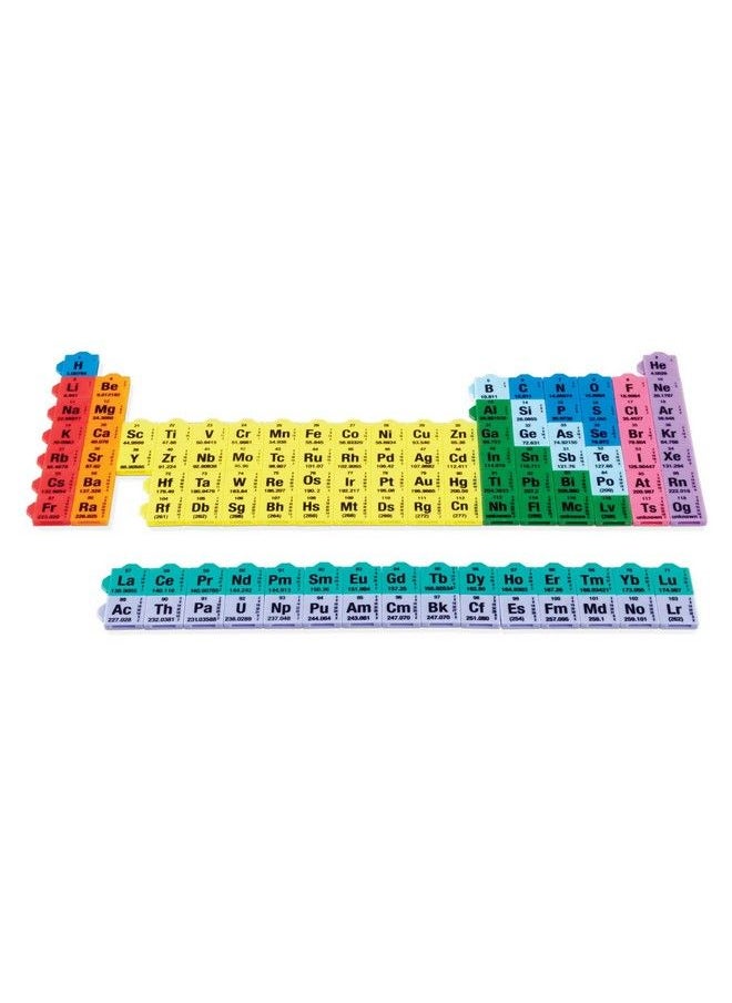 hand2mind - Connecting Color Tiles Periodic Table For Kids Ages 10 13 Learn About Elements And Chemistry At Home Tiles Have Atomic Number Symbol Weight And Electron Homeschool Supplies (163 Tiles) - Image 1