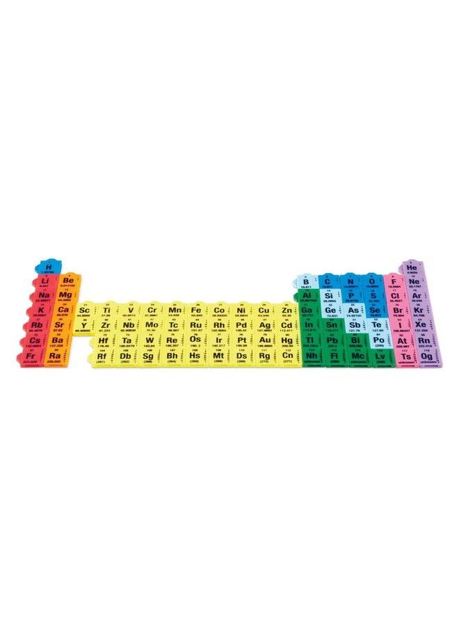 hand2mind - Connecting Color Tiles Periodic Table For Kids Ages 10 13 Learn About Elements And Chemistry At Home Tiles Have Atomic Number Symbol Weight And Electron Homeschool Supplies (163 Tiles) - Image 1
