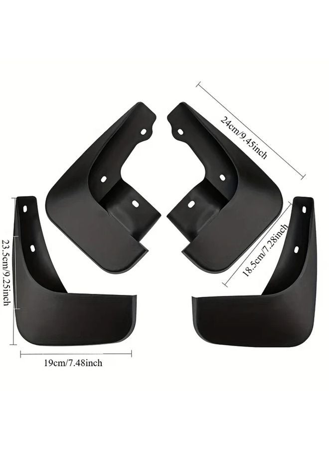 4pcs Black Car Mud Flaps Splash Guards for Suzuki Jimny 2005 2018 Front Rear - Image 2