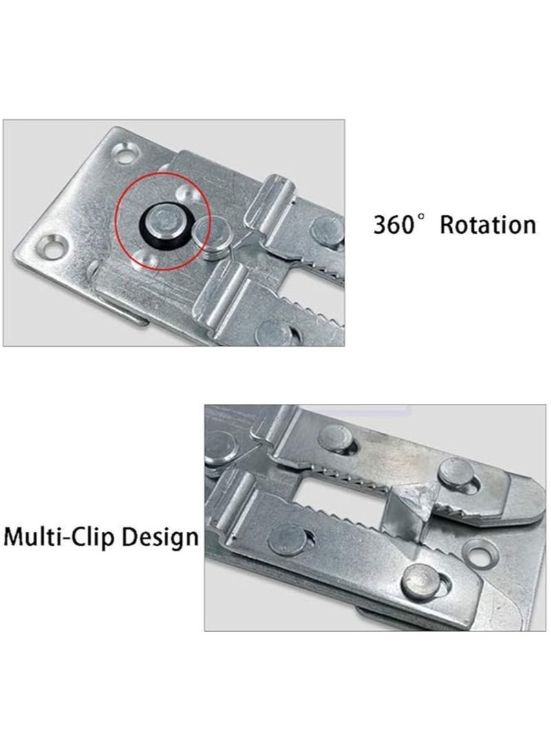 Apustim 2 Piece Set of Modular Sofa Connecting Screws，Heavy Duty Modular Sofa Connectors，Sofa Clips，for Fixing Modular Sofas，Multi Slot Furniture Connectors - Image 5