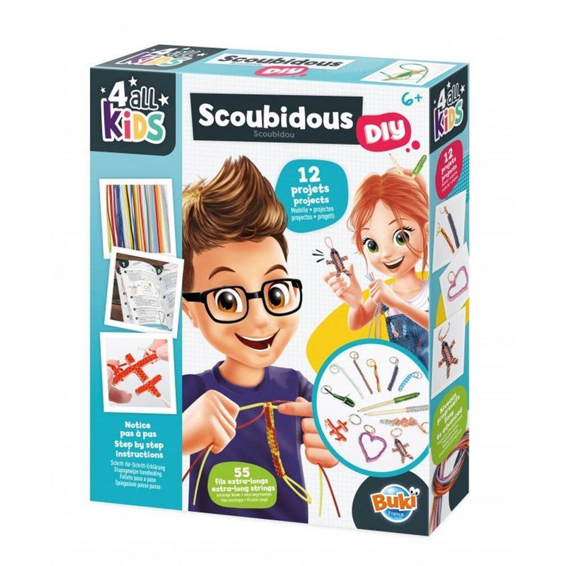 Buki 4 All Kids Scobidou DIY Kit (100+ Pieces) - Image 1