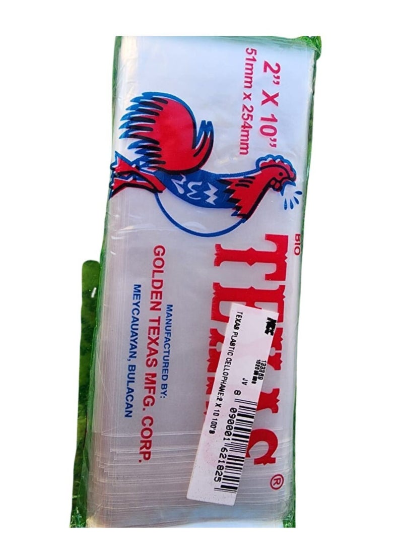 100 pcs per pack Ice Candy wrapper (pinoy made) 2x10-51mm x 254mm