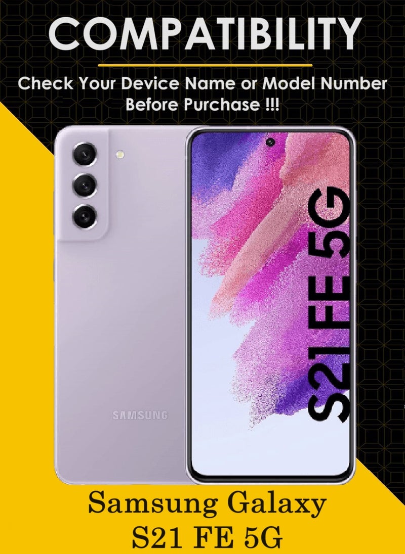 AINA 3 Pieces Tempered Glass Screen Protector 5D Designed For Samsung Galaxy S21 FE 5G Full Glue Edge to Edge Full Screen Coverage And Bubble Free - Image 3