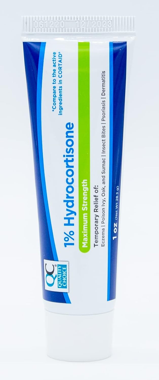 Quality Choice 1 Hydrocortisone Cream Maximum Strength 1 Oz Compare to CORTAID Max Strength Pack of 1 - Image 2