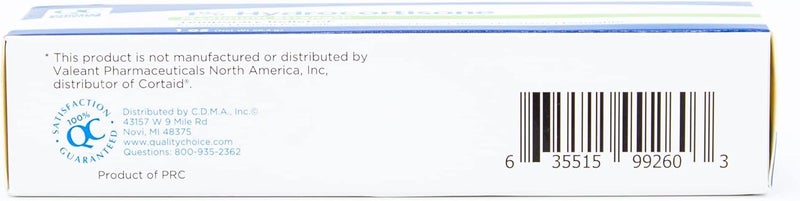 Quality Choice 1 Hydrocortisone Cream Maximum Strength 1 Oz Compare to CORTAID Max Strength Pack of 1 - Image 4