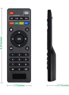 erorex Original Replacement Remote Control Controller For Android Tv Box Mxq Mxq Pro Mxq 4K M8S M8N T95 T95M T95N T95X X96 X96Mini H96 H96 Pro Black  - Image 2