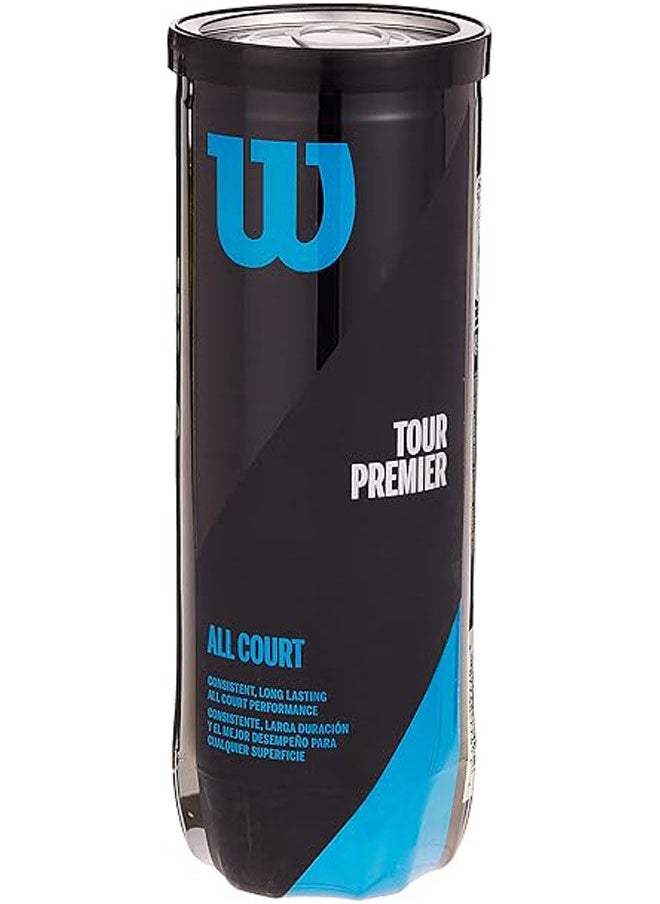 Wilson WILSON TOUR PREMIER ALL COURT TENNIS 4-BALL CAN  - Image 1